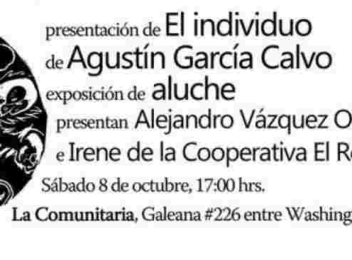 Presentación del libro El individuo, de A. García Calvo (Monterrey)