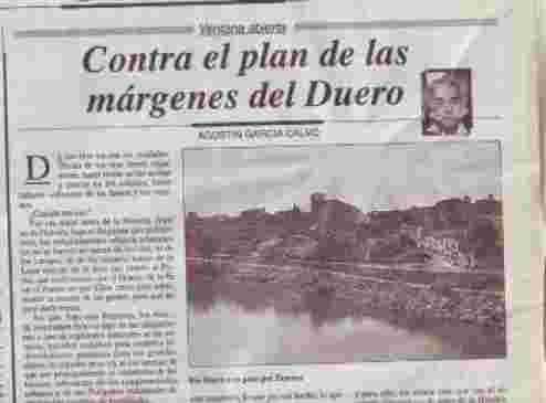 Contra el Plan de las márgenes del Duero