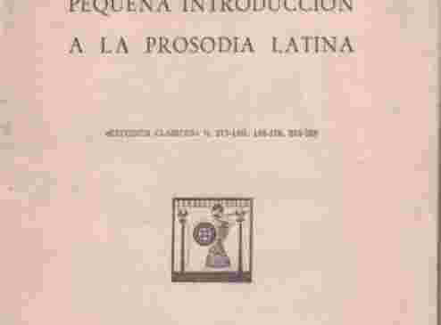 Pequeña introducción a la prosodia latina