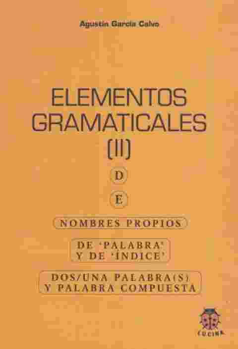 Elementos gramaticales