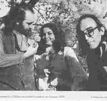 Amancio Prada, Isabel Escudero y Chicho Sánchez Ferlosio en Zamora, 1978 (© Pablo Sorozabal)